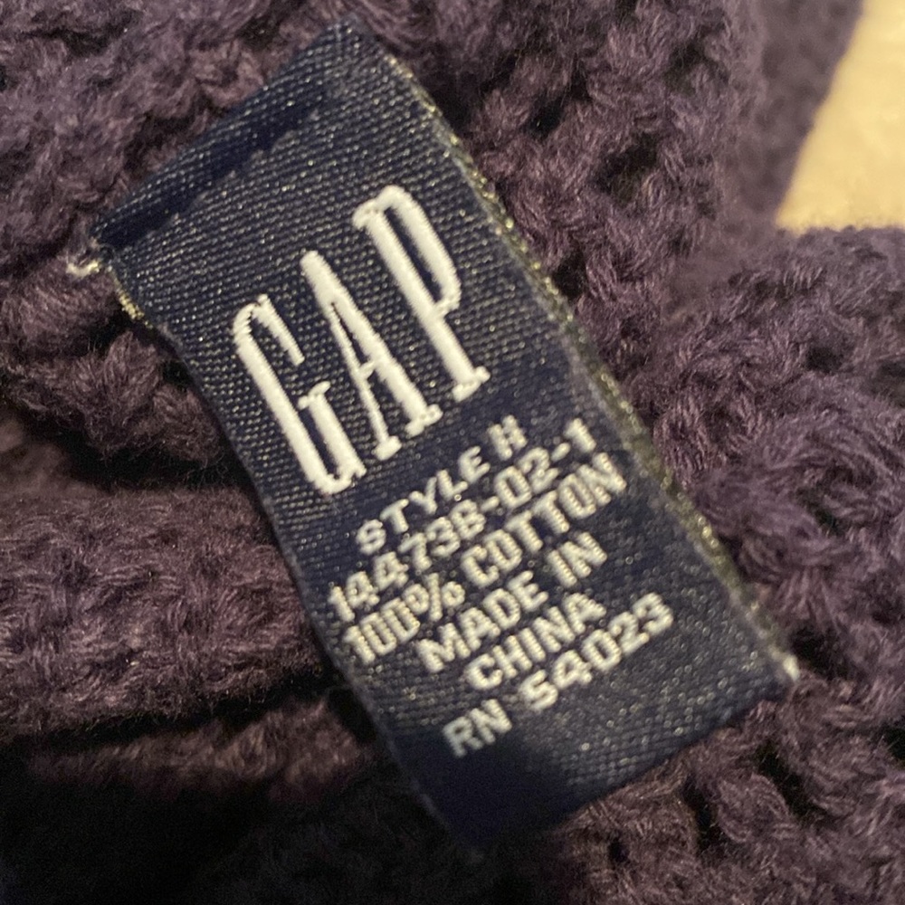 NWOT Gap Hand-Crocheted Purple Shoulder Bag - Picture 4 of 4